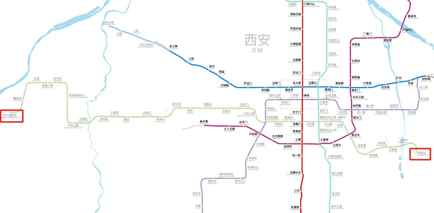 西安地鐵5號線最新線路圖詳解及概覽